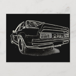 Opel Ascona i400 Postkarte