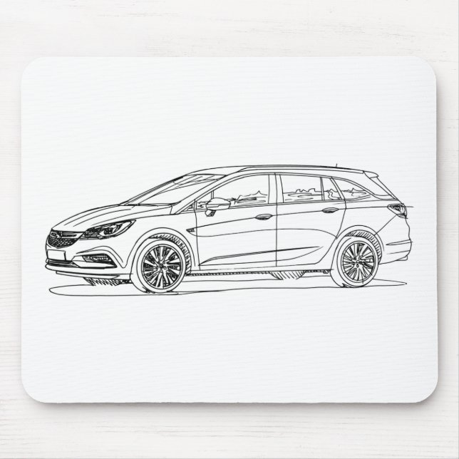 Opel Astra SportTourer 2016 Mousepad (Vorne)