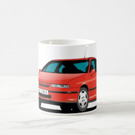 Opel Calibra rote Vorderseite Tasse