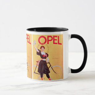 Opel - Vintage Fahrradposter Kunst (1900) Tasse