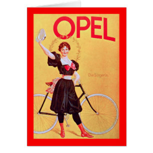 Opel - Vintages Fahrrad-Plakat Art (1900)