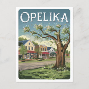 Opelika, Alabama  Postkarte