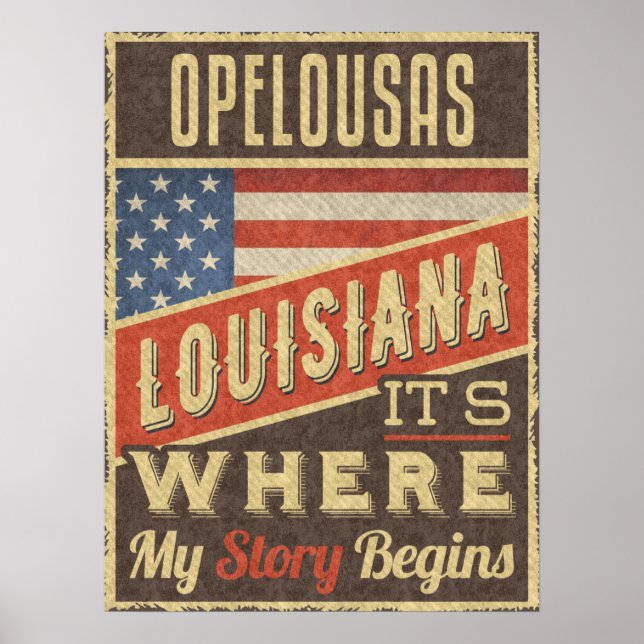 Opelousas Louisiana Poster (Vorne)