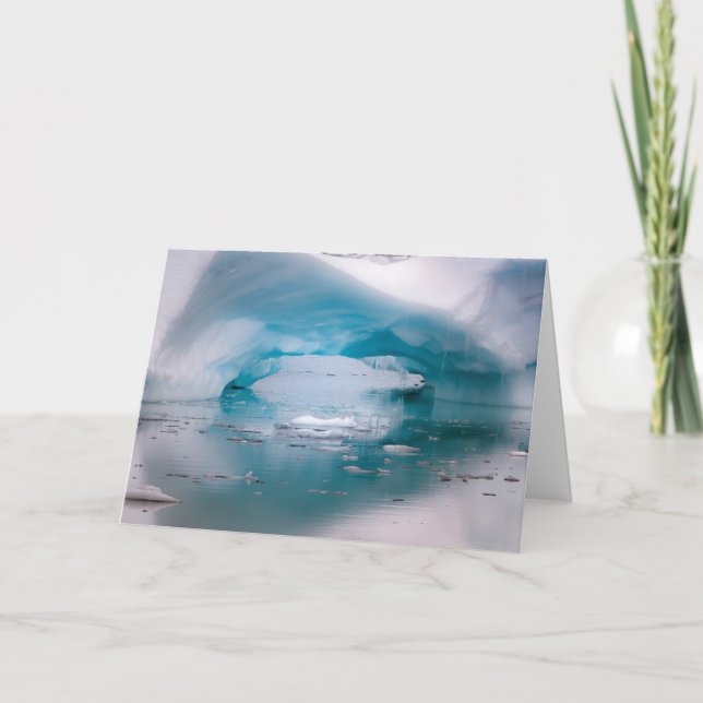 Open Arch Iceberg | Antarktis Karte (Vorderseite)