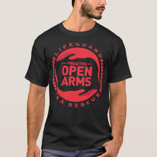 Open Arms 2021 Grau - Guardiola de Arménées T-Shirt