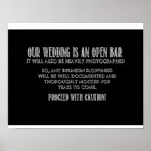 Open Bar Sign