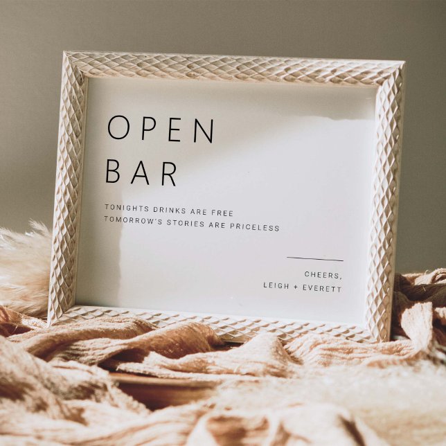 Open Bar Wedding Drinks Dekor der Tabelle L100 Poster (Von Creator hochgeladen)