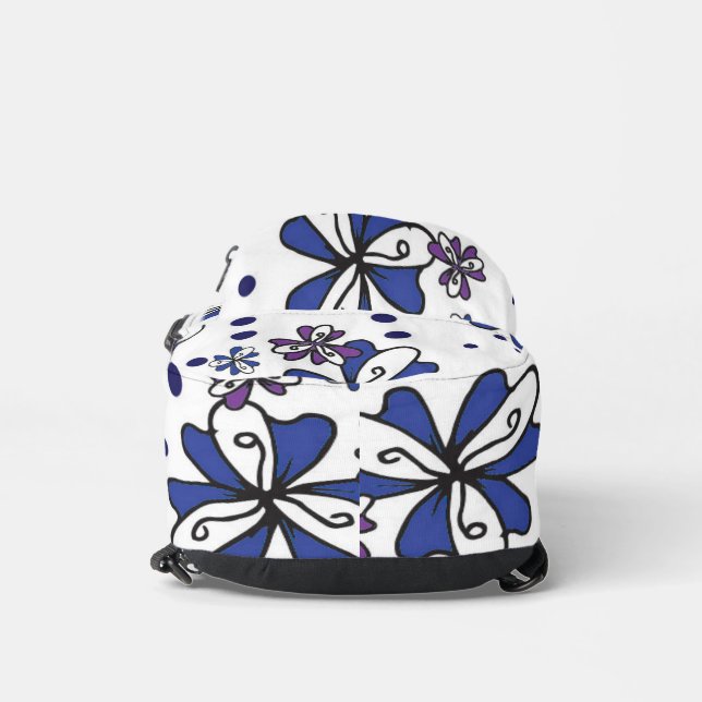 Open Bloom Umhängetasche Crossbody Bag (Unterseite)