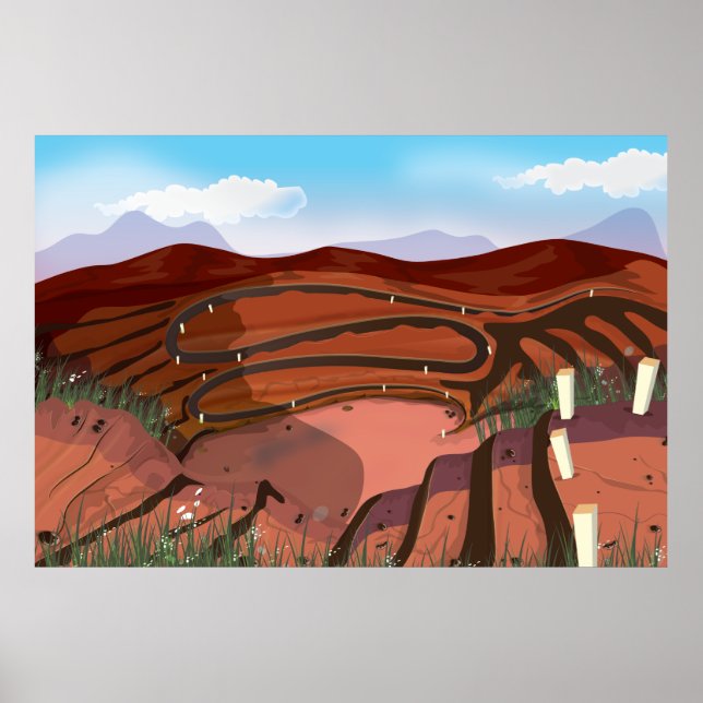 Open Cast Mine Poster (Vorne)