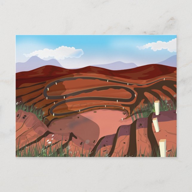 Open Cast Mine Postkarte (Vorderseite)