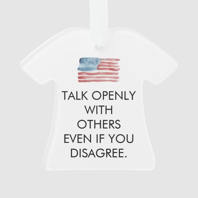 Open Conversation Ornament (Rückseite)