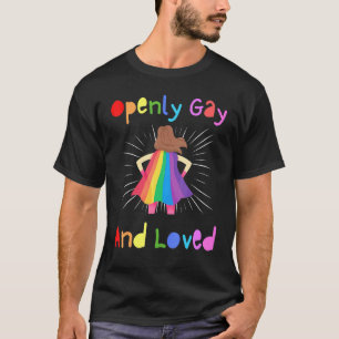Open Gay Loved Lesbische Unterstützung Männer Supe T-Shirt