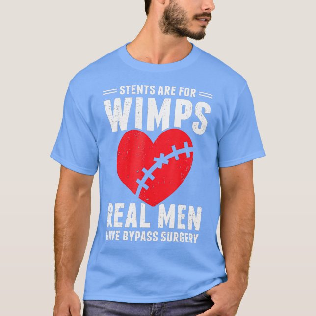 Open Heart Bypass Surgery Survivor Patient Get T-Shirt (Vorderseite)