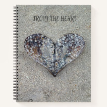 Open Heart Muschel Personalisiert Journal