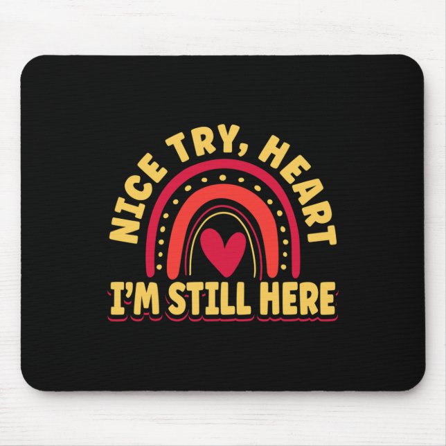 Open Heart Operation Byp Bewusstsein Herz ich nie  Mousepad (Vorne)
