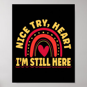 Open Heart Operation Byp Bewusstsein Herz ich nie Poster