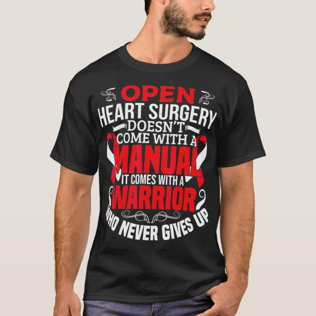 Open Heart Operation Erholung Geschenk Umgehungsst T-Shirt (Vorderseite)