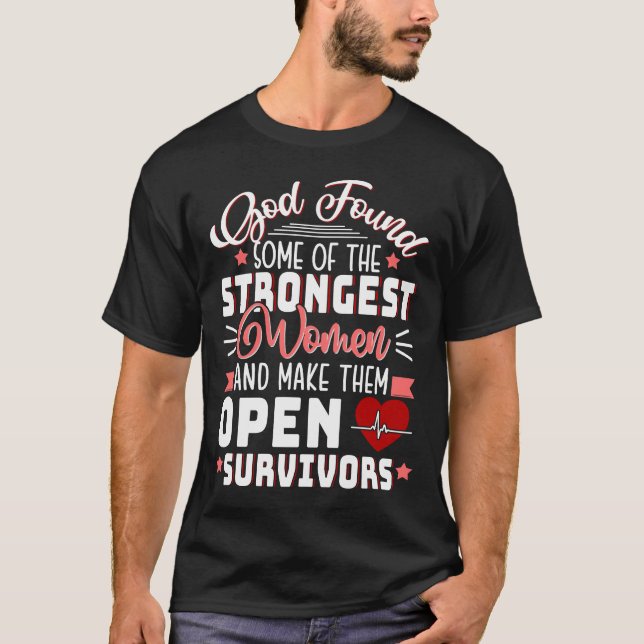 Open Heart Operation Shirt Geschenke Erholung Surv (Vorderseite)