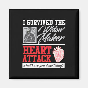 Open Heart Operation Survivor Widow Maker Heart At Magnet