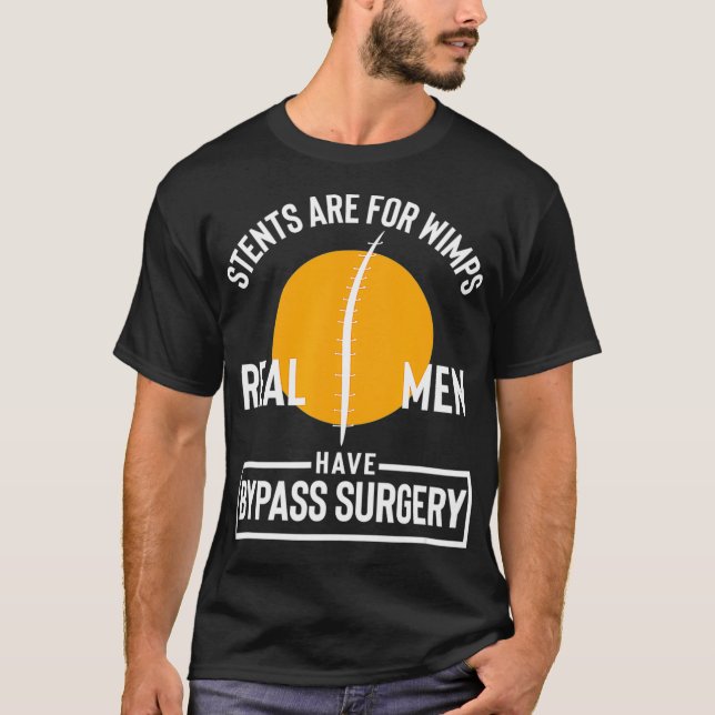 Open Heart Surgery Stents Are For Wimps Bypass Rec T-Shirt (Vorderseite)