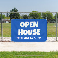 OPEN HOUSE Custom Banner