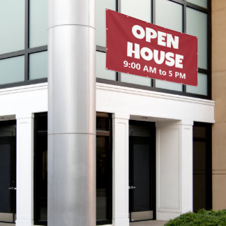 OPEN HOUSE Custom Banner