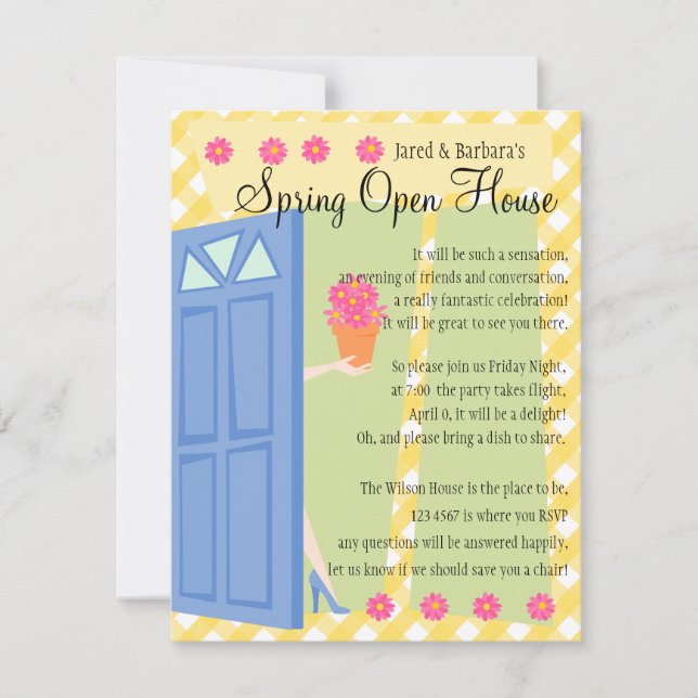 Open House Einladung (Vorderseite)