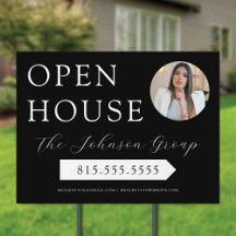 Open House Real Anwesen Agent Yard-Zeichen