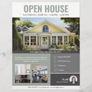 Open House Real Anwesen Flyer