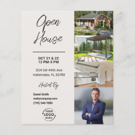 Open House | Real Anwesen Marketing Flyer