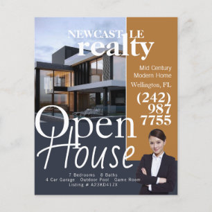 Open House Real Anwesen Realtor Flyer