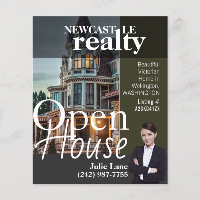 Open House Real Anwesen Realtor Flyer (Vorne)