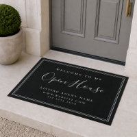 Open House Real Anwesen Schwarzes Elegantes Ambien