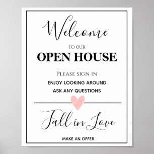 Open House Real Anwesen Signatur, Real Anwesen Poster