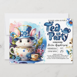 Open House Tea Party: Kinderdusche Einladung