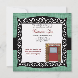 Open House Wellness-Center Business Einladung