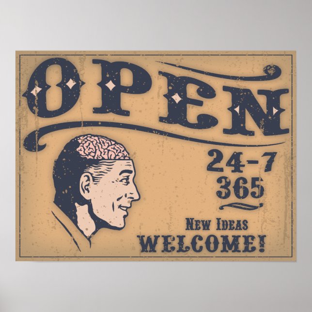 Open Minded Poster (Vorne)