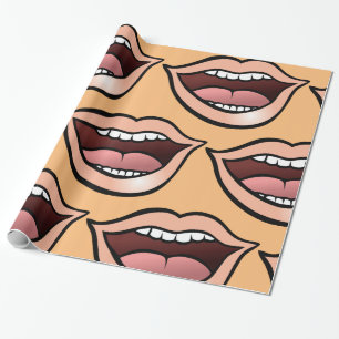 Open Mouth Geschenkpapier