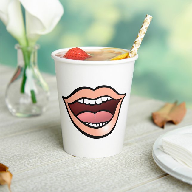 Open Mouth Pappbecher (Von Creator hochgeladen)