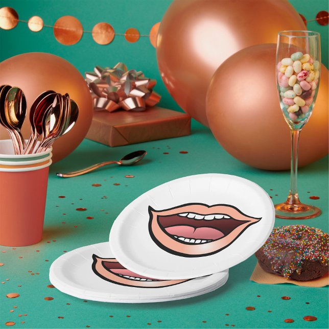 Open Mouth Pappteller (Von Creator hochgeladen)