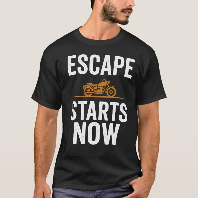 Open Road Escape Starts Now T-Shirt (Vorderseite)