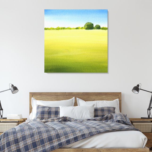 "Open Space" Acrylfarbe Leinwanddruck (Insitu (Schlafzimmer))