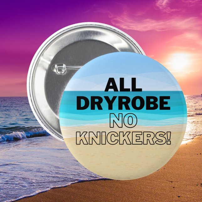 Open Water Schwimmer Geschenk Meer schwimmen Button (Wild swimmer gift)