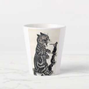 Open Wide von Louis Wain Milchtasse