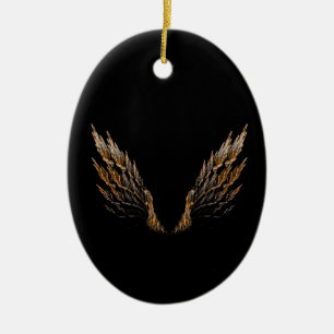 Open Wings Keramik Ornament