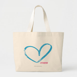 OpenHeart Aqua Jumbo Stoffbeutel