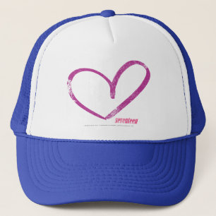 OpenHeart lila Truckerkappe