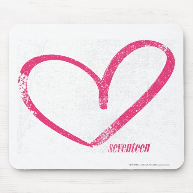 OpenHeart Magenta Mousepad (Vorne)
