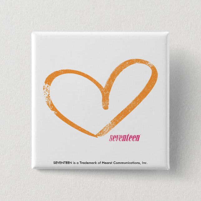 OpenHeart Orange Button (Vorderseite)
