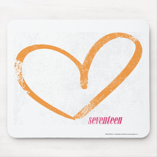 OpenHeart Orange Mousepad (Vorne)